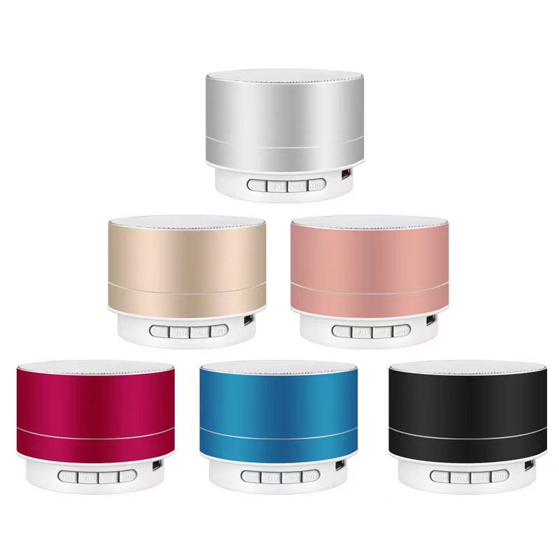 Jual Speaker Bluetooth Mini A10 LED Light portable rechargeable spiker ...