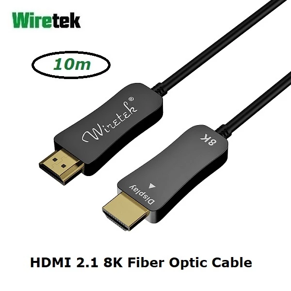 HDMI 2.1 Ultra High Speed HDMI 8K 60Hz Fiber Optic Cable 10 meter WIRETEK