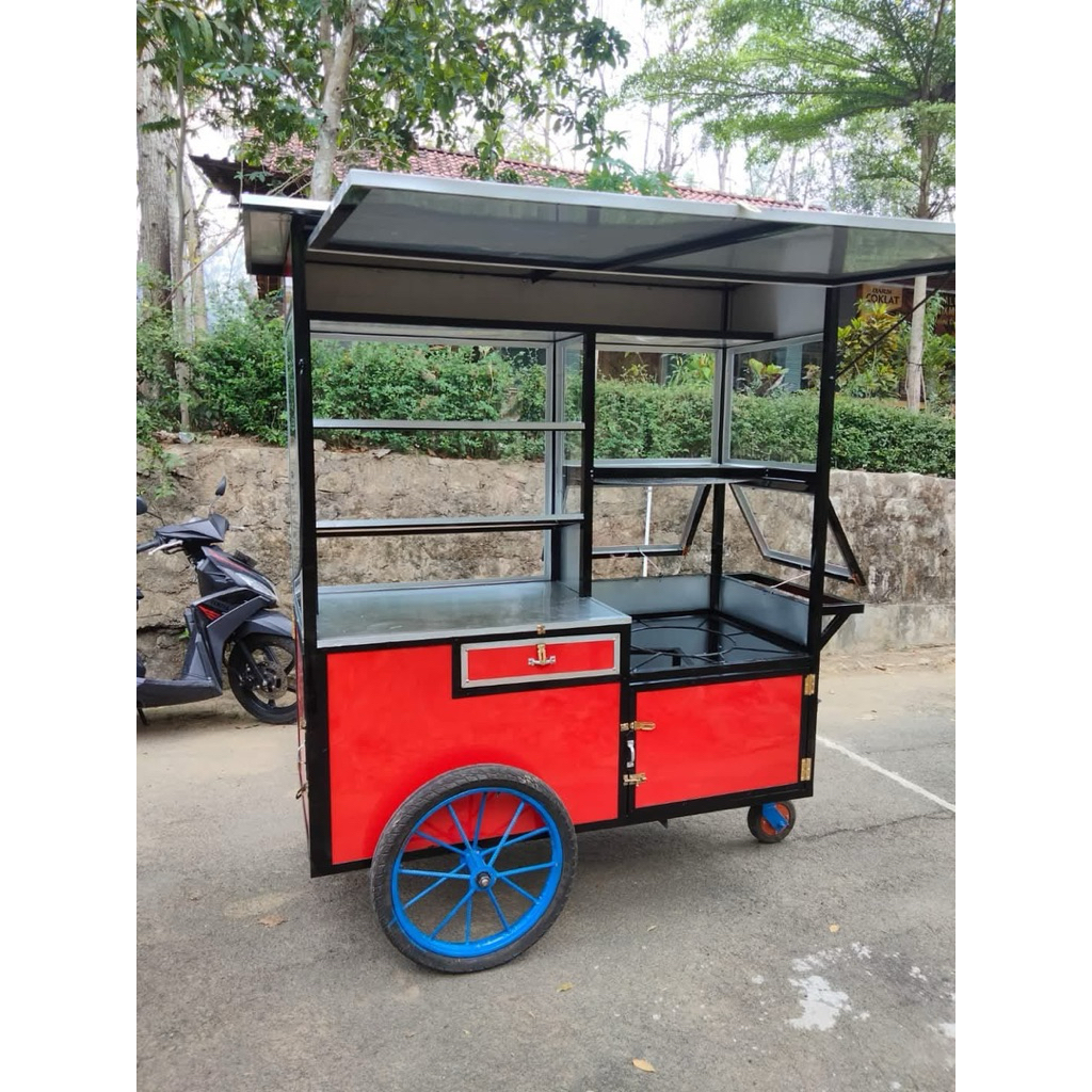 Jual Gerobak gorengan gerobak cireng isi gerobak cimol otak2 gerobak ...