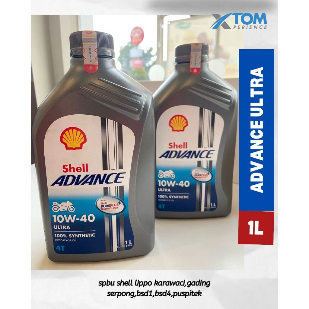 Jual SHELL ADVANCE ULTRA 10W 40 MANUAL 1L | Shopee Indonesia