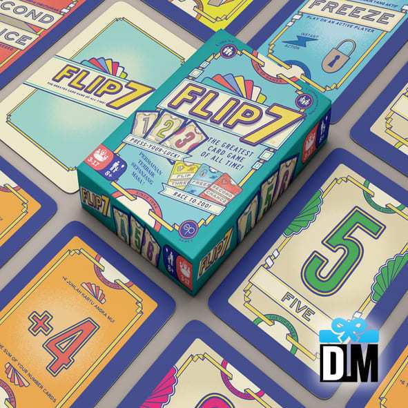 Mainan Kartu Keluarga Flip Seven Flip Tujuh Balik Permainan sampai 17  pemain seru terbaik 2025 Best Card Games Awards