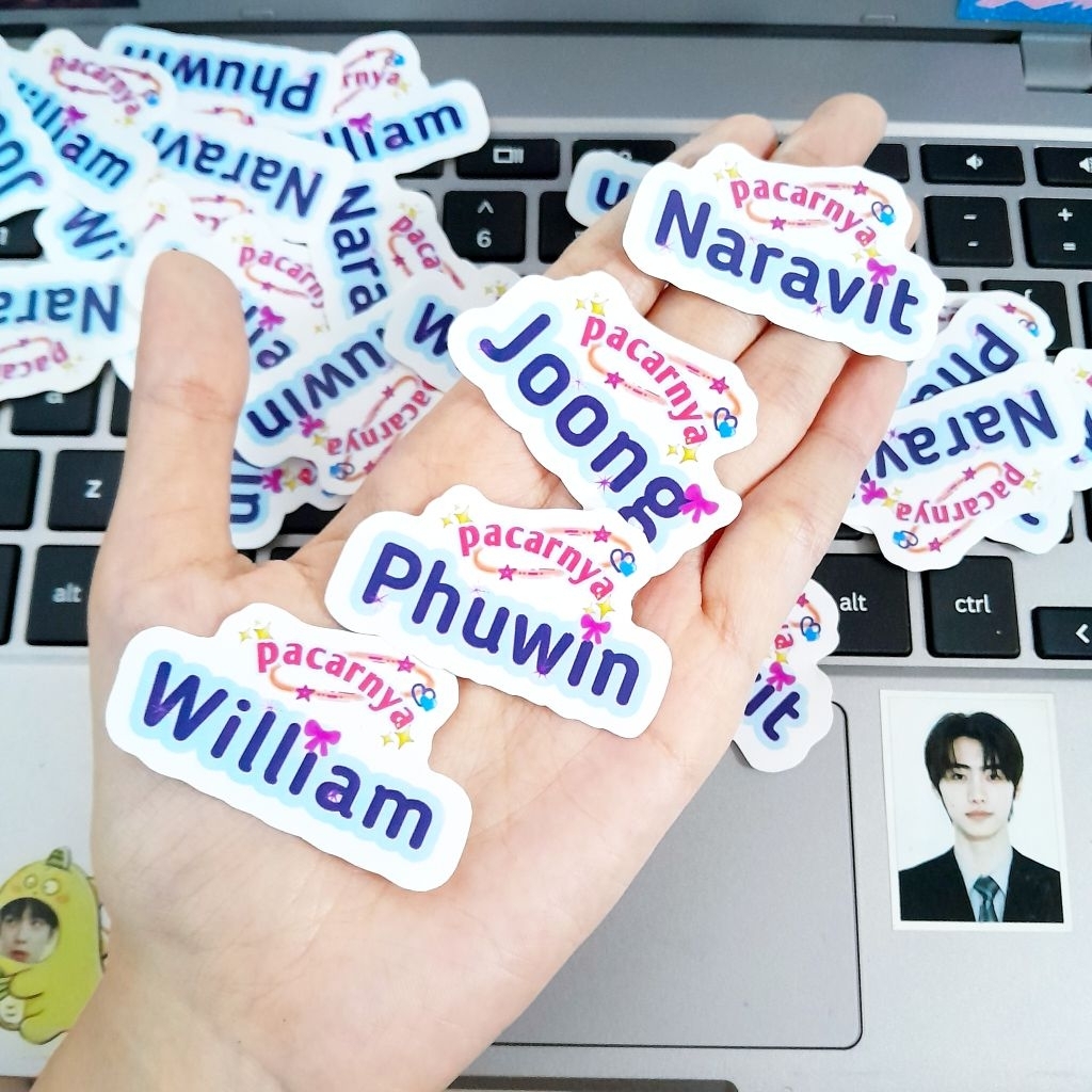 Jual Sticker thai actor (pacarnya Naravit, Phuwin, Joong, William ...