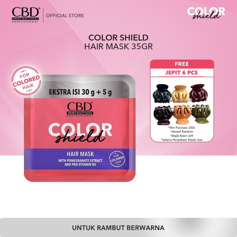 Jual CBD Color Shield Hair Mask Sachet 35 gr | Shopee Indonesia