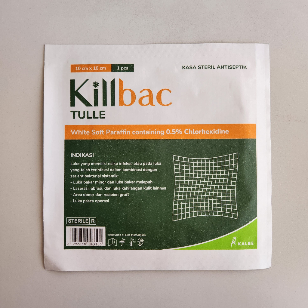 Jual Killbac Tulle Sterile Kasa 10x10 cm | Shopee Indonesia