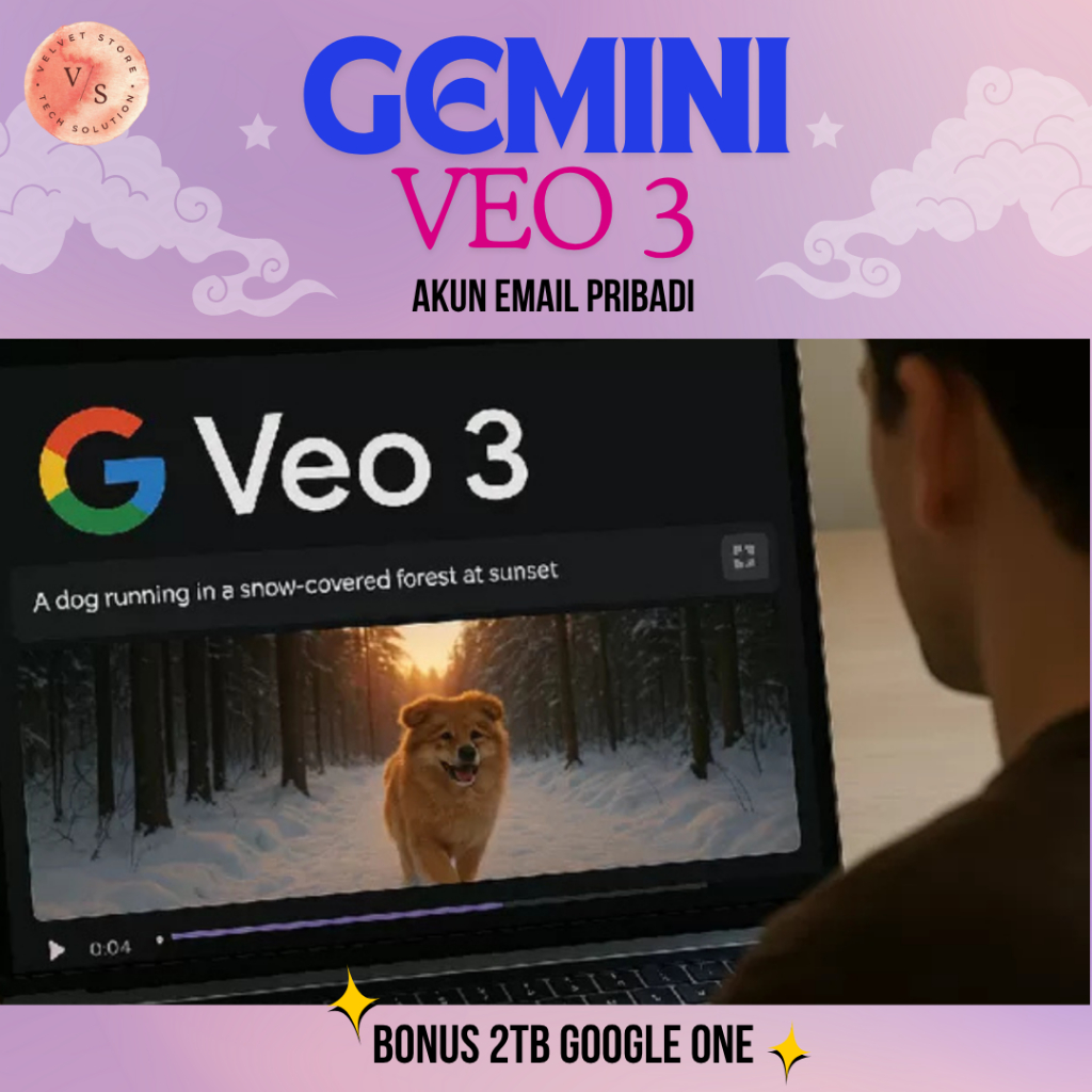 Jual Gemini AI PRO Veo 3 Gemini 2.5 Pro Untuk generate text to video ...