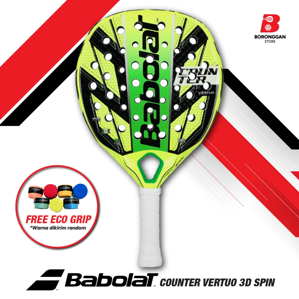 Jual BABOLAT COUNTER VERTUO 3D SPIN RAKET PADEL RACKET CARBON | Shopee ...