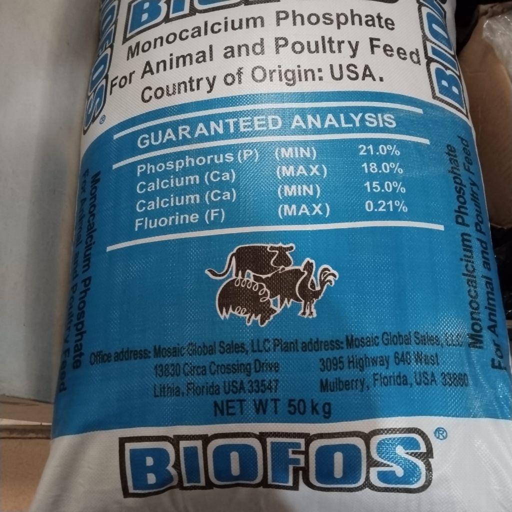 Jual biofos monocalcium phosphate 50kg ~ untuk campuran pakan ternak ...