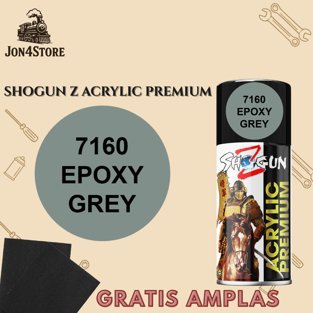 Jual Cat Semprot Pylox Motor Shogun Z ACRYLIC PREMIUM 7160 EPOXY GREY ...