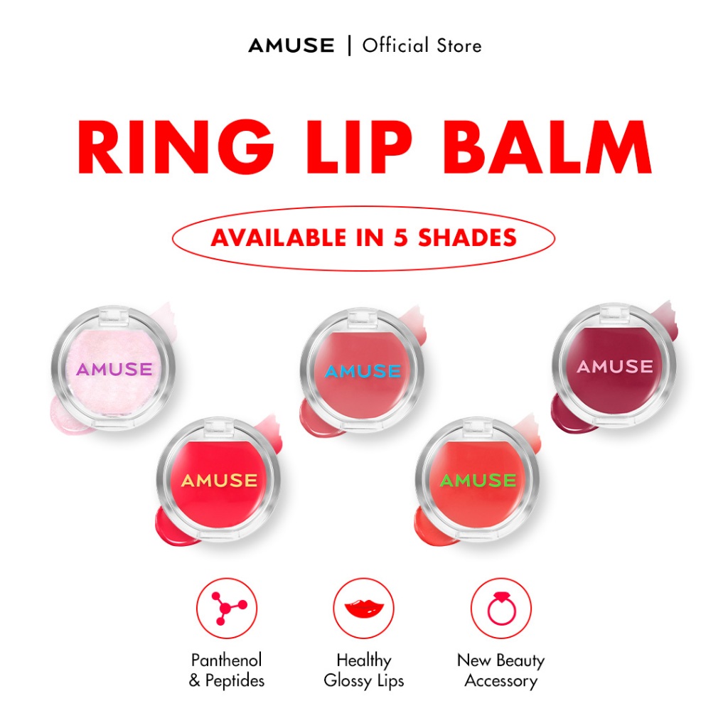 Jual AMUSE Ring Lip Balm | Shopee Indonesia