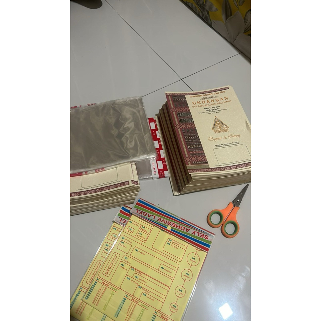 Jual Undangan Batak Paranak, Parboru 2 Lembar, Custome design, Free ...