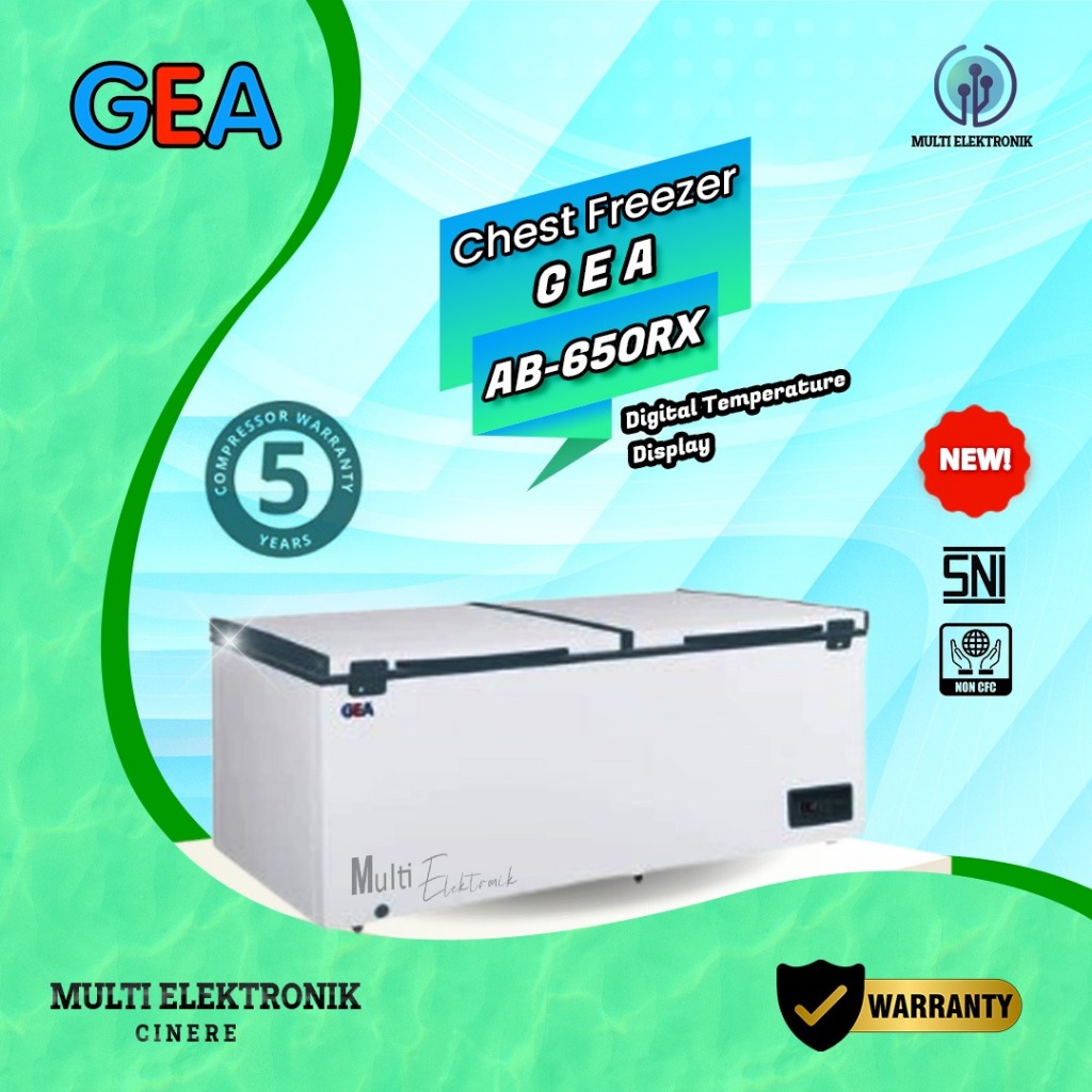 Jual GEA Chest Freezer 600L AB-650-RX / AB-650RX / 600 Liter AB650RX ...