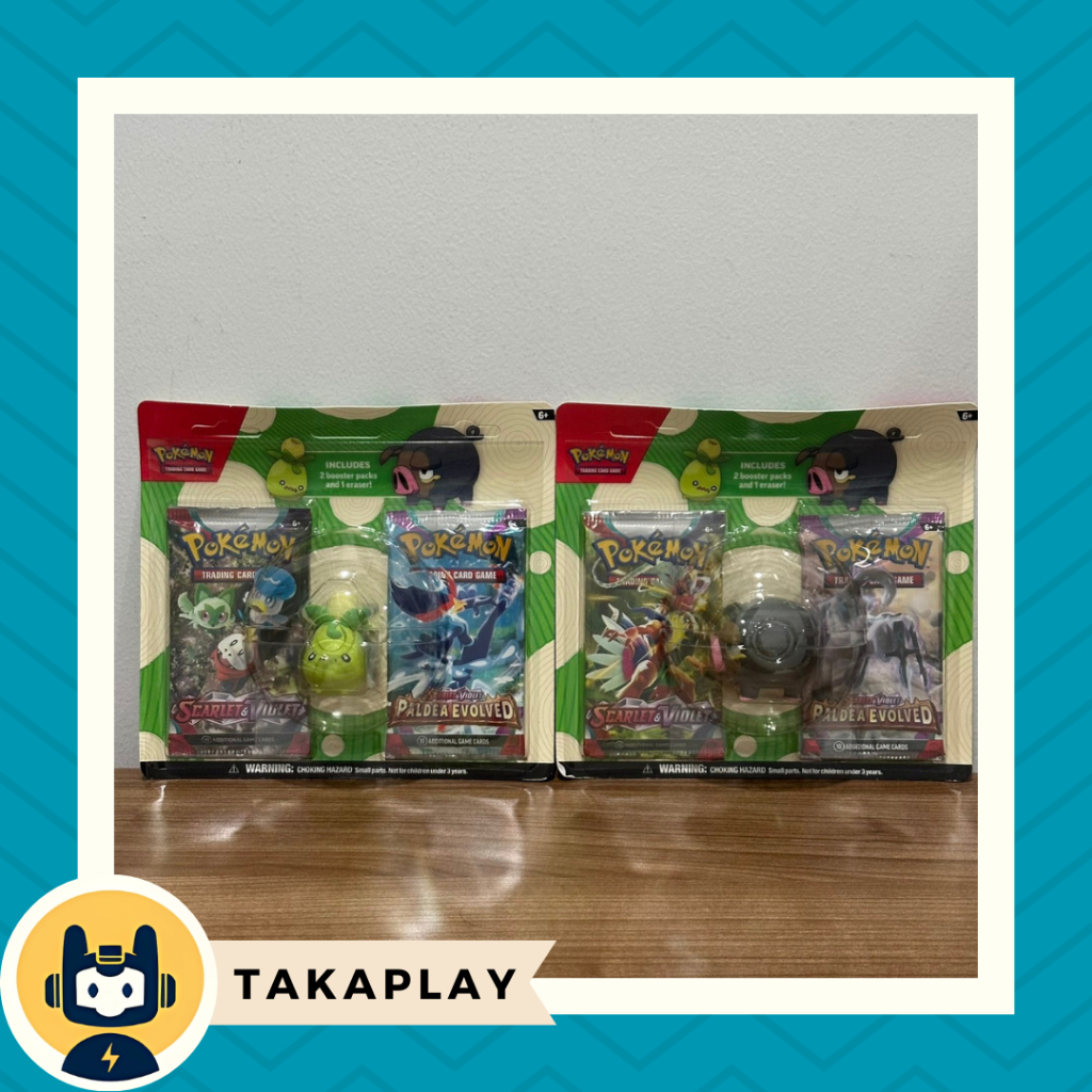 Jual Pokemon TCG English Inggris Back to School Eraser Blister Lechonk ...
