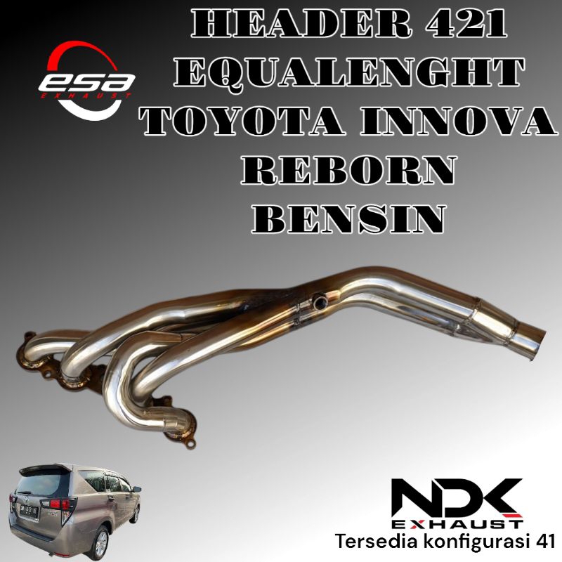 Jual HEADER MOBIL INNOVA REBORN BENSIN NDK EXHAUST HEADER RACING MOBIL ...