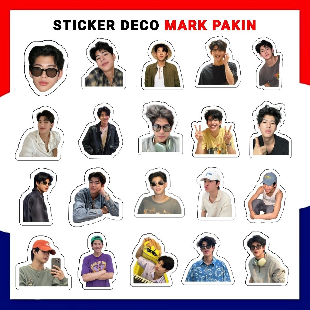 Jual Sticker Deco (GMMTV) MARK PAKIN | Shopee Indonesia