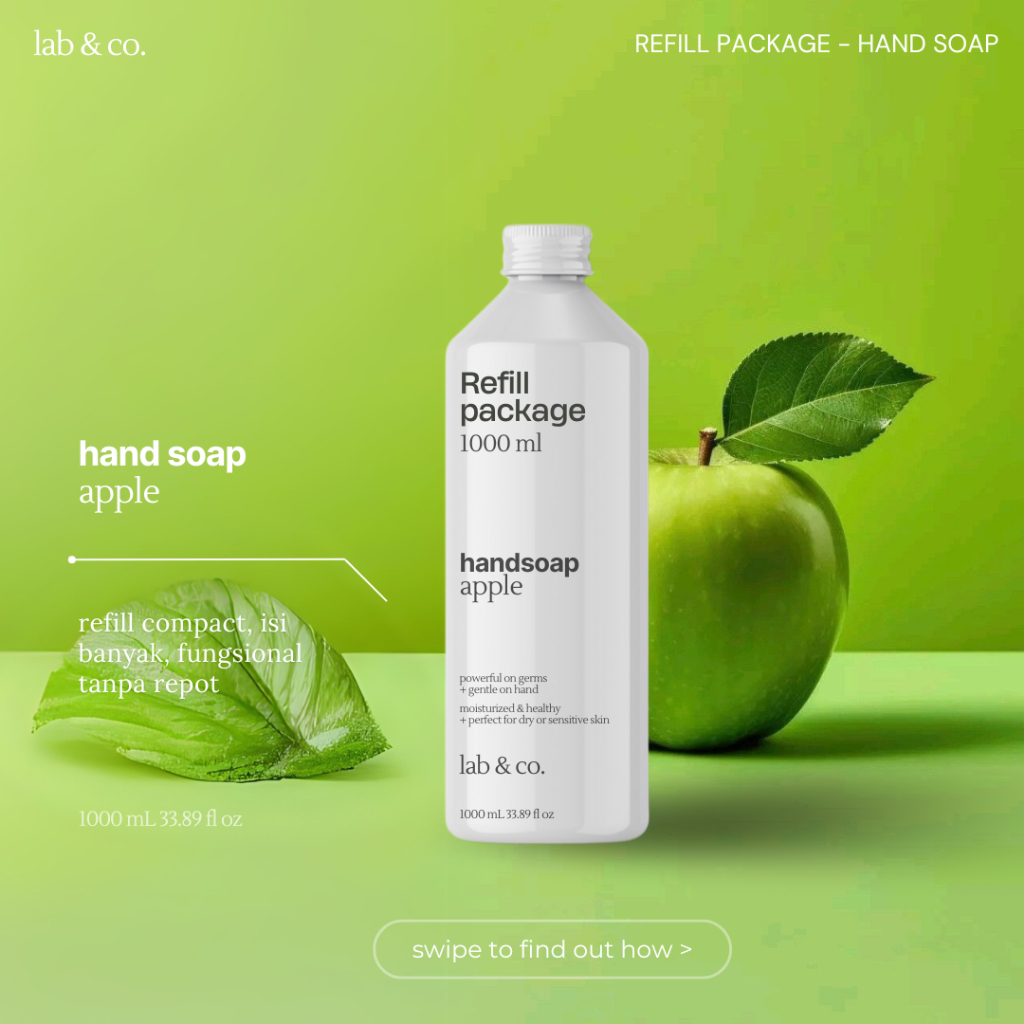 Jual lab & co. Refill Size Sabun cuci tangan premium 1000ml | Premium ...