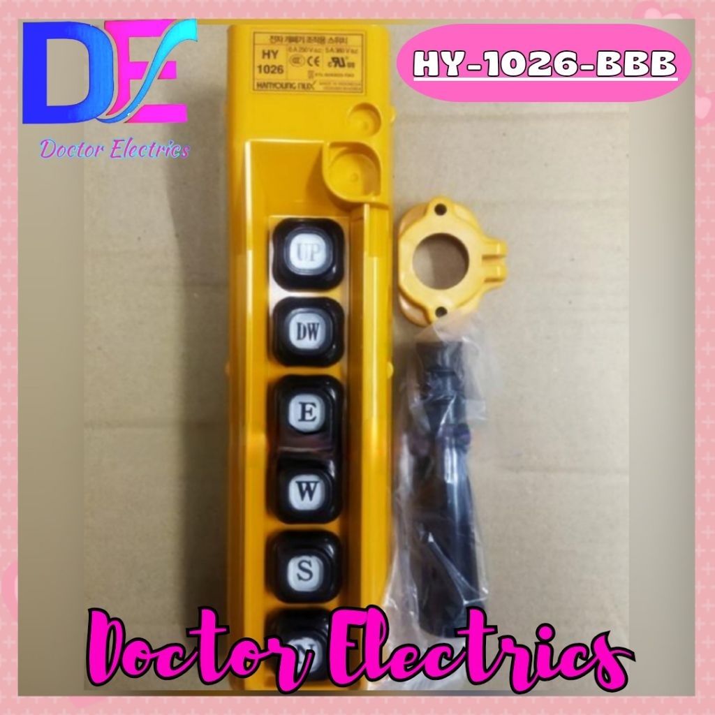 Jual HANYOUNG NUX PENDANT HOIST SWITCH SINGLE SPEED HY-1026-BBB HY 1026 ...