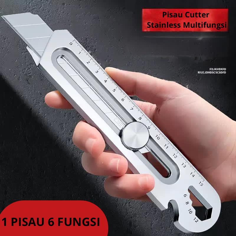 Jual (Toko snack jkt) Pisau Cutter Tajam Besar Kater Stainless Refill