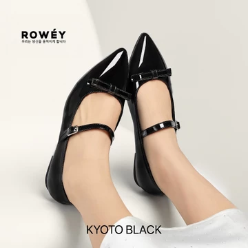 Rowey Sepatu Wanita Flat Shoes Korea Sepatu Mewah Azuki