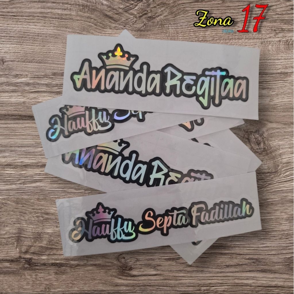 Jual Stiker nama custom namasendiri | Shopee Indonesia