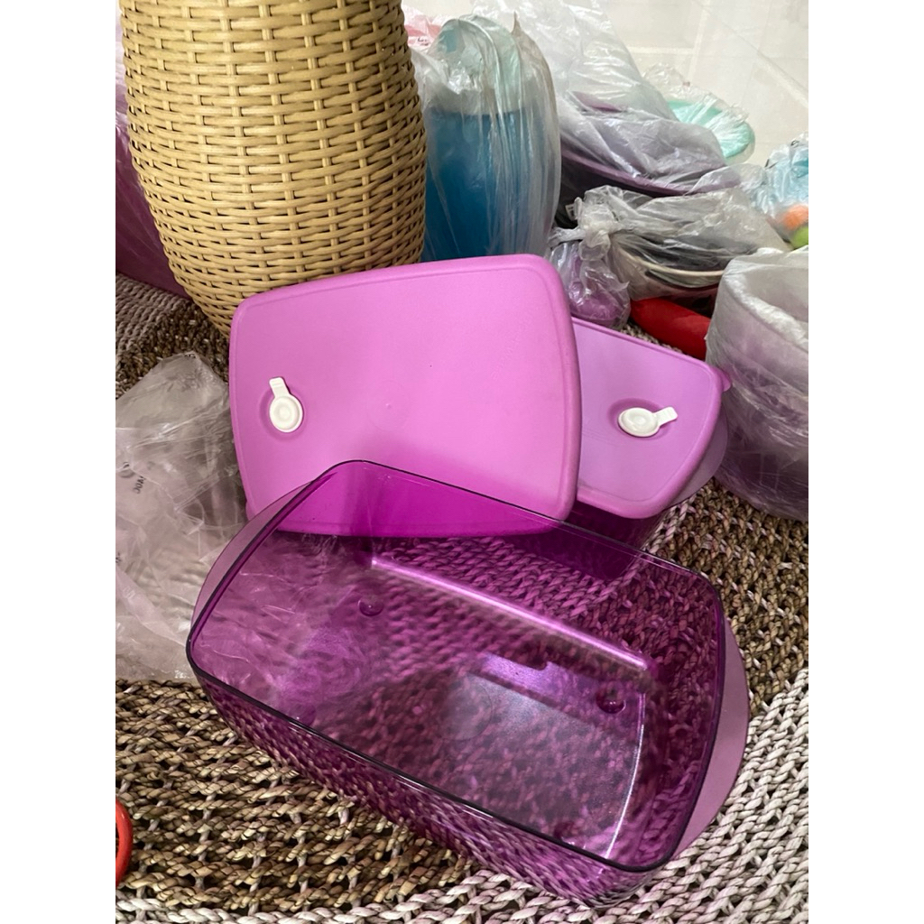Jual Rock N Serve Rect large deep original tupperware/tempat makan atau ...