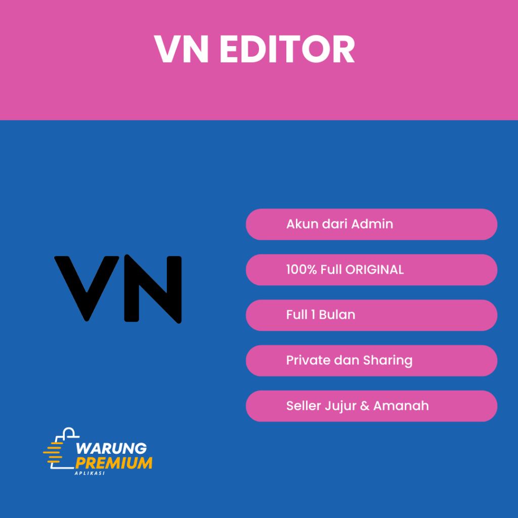 Jual APLIKASI EDITOR | VE.N EDITOR | PRIVATE 1 BULAN | FULL AKTIVASI ...