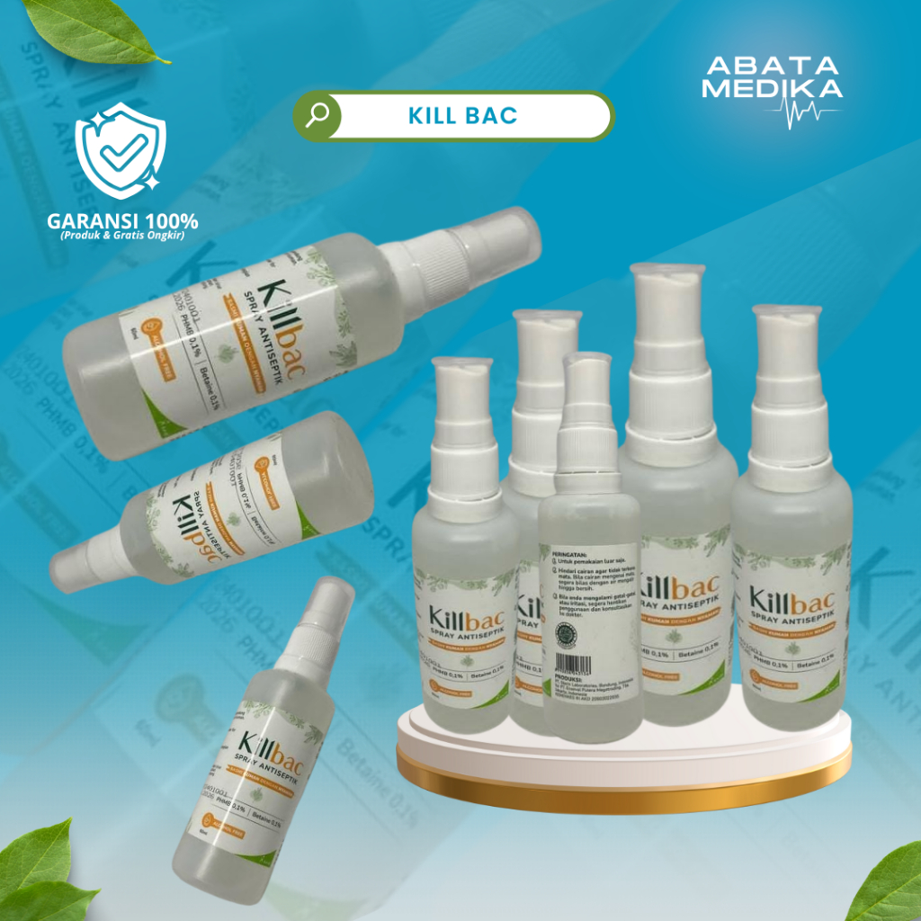 Jual Perawatan luka / Killbac spray / Killbac /phmb / KillBac 60 ml ...