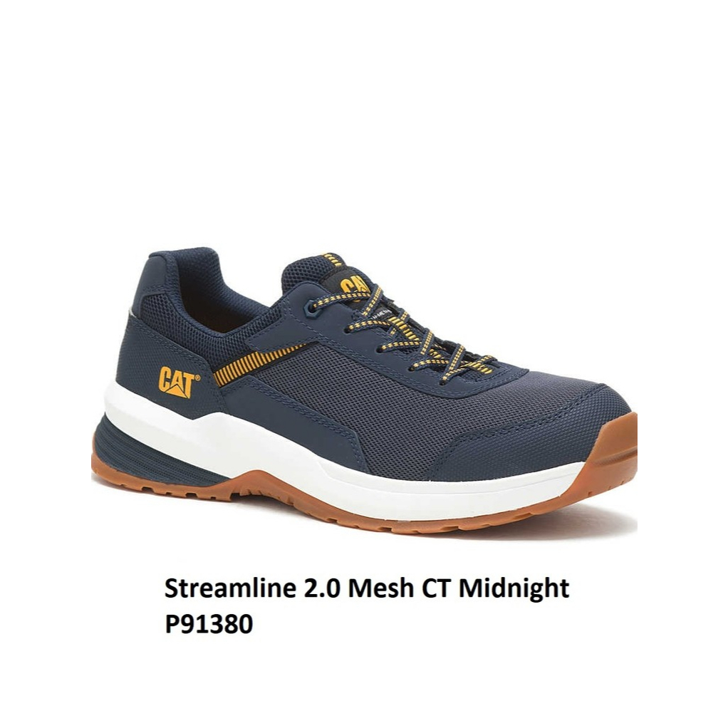Jual Caterpillar Safety Shoes Streamline 2.0 Mesh CT Midnight P91380 ...