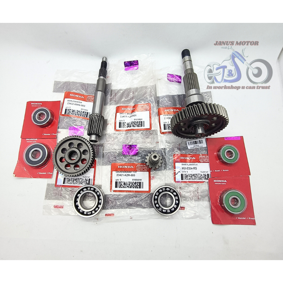 Jual Paket Gigi rasio set + Bearing Vario 125 Old New Led PCX 125 150 ...