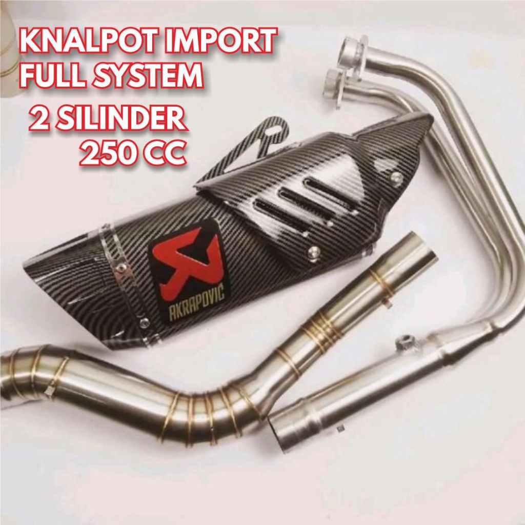 Jual Knalpot Racing IMPORT Taiwan AKRAPOVIC M1 R1 EVOLUTION LINE CARBON ...