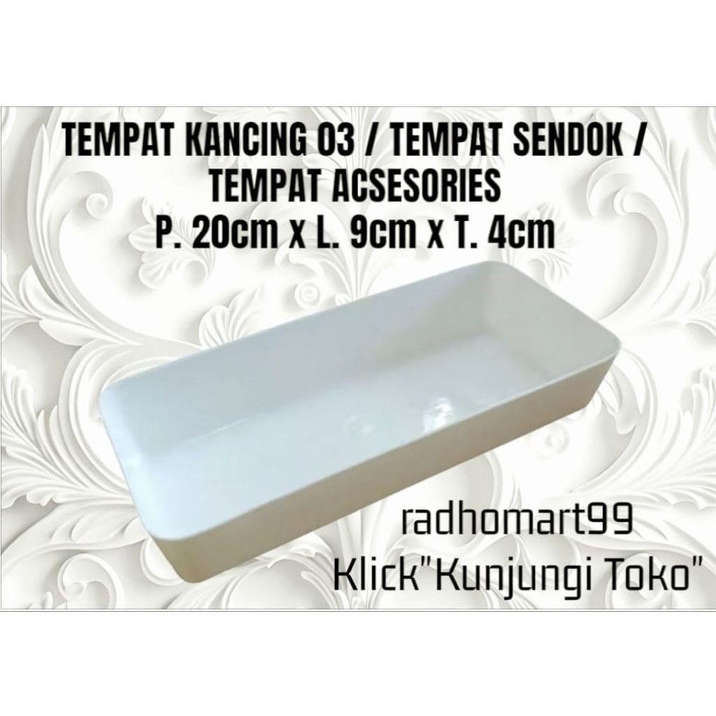 Jual TEMPAT KANCING/ SENDOK/ ACSESORIES UKURAN 03/L, 02/M, 01/S PAKET ...