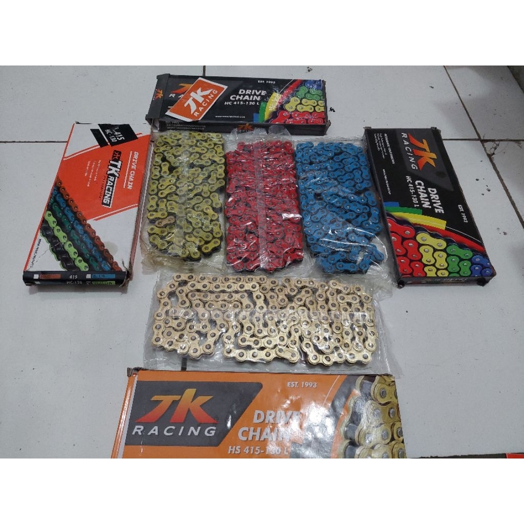 Jual Rantai TK racing 415-130 warna | Shopee Indonesia