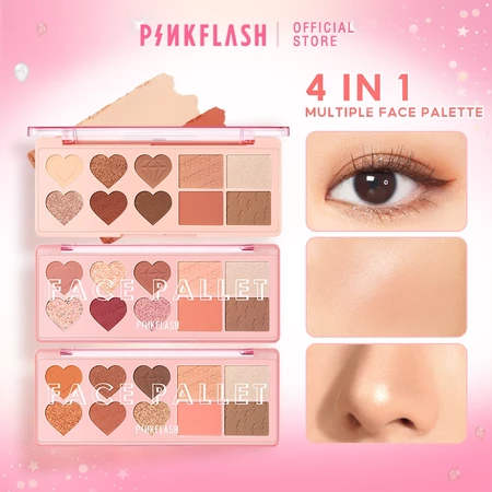 PINKFLASH OhMyLove Multiple Face Palette Eye shadow Blush Highlighter Contour