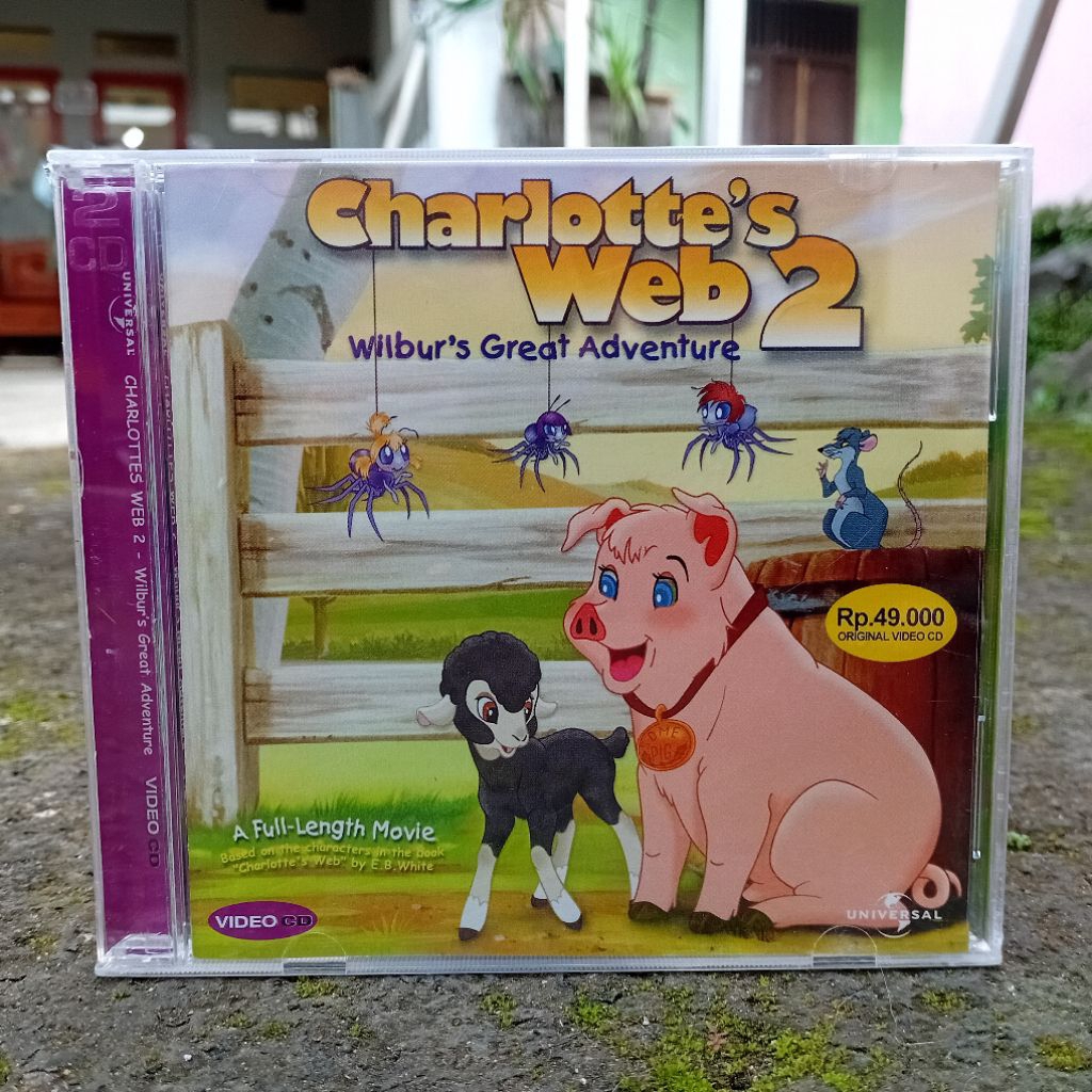 Jual VCD Charlotte's Web 2: Wilbur's Great Adventure (2003) Original ...
