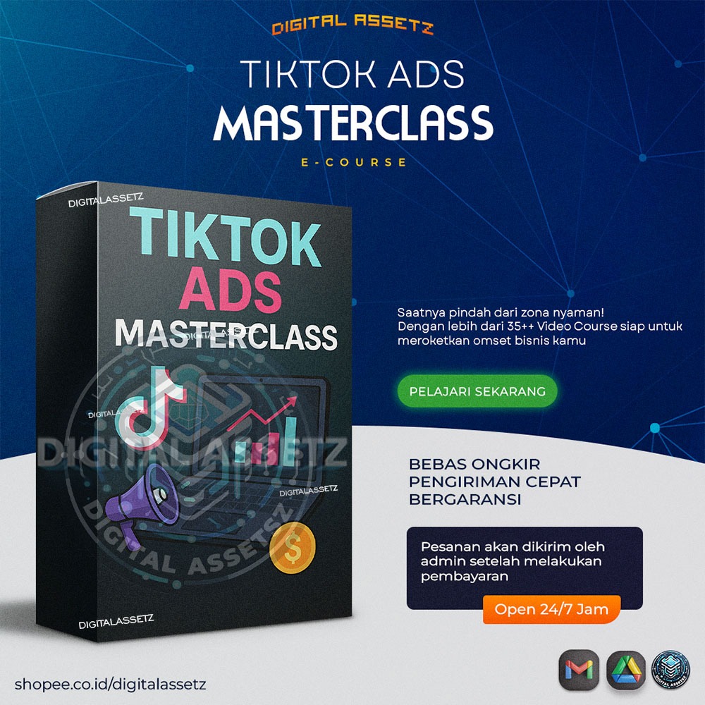 Jual [EC421] Kelas Master Tiktok Ads Cuan Berlipat Ganda Hingga Jutaan ...