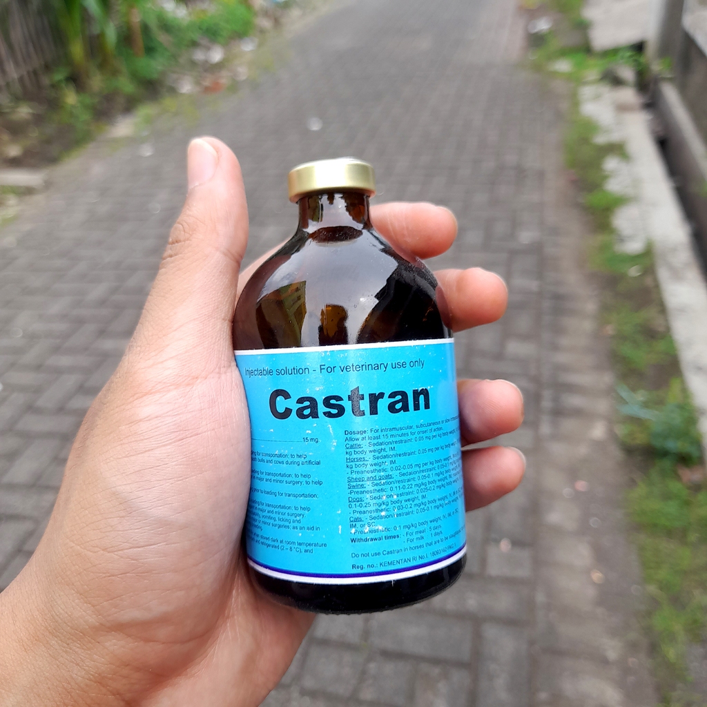 Jual CASTRAN 100 ML - Penenang, Atasi Stres, Hiperaktif, Anastesi Dan ...