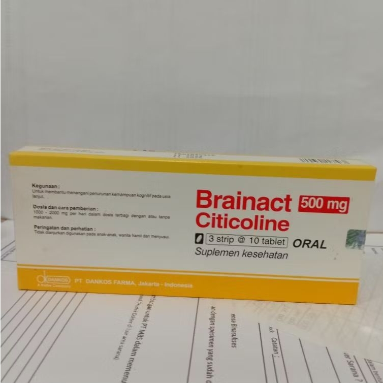 Jual Brainact 500 mg box 30 tablet original | Shopee Indonesia