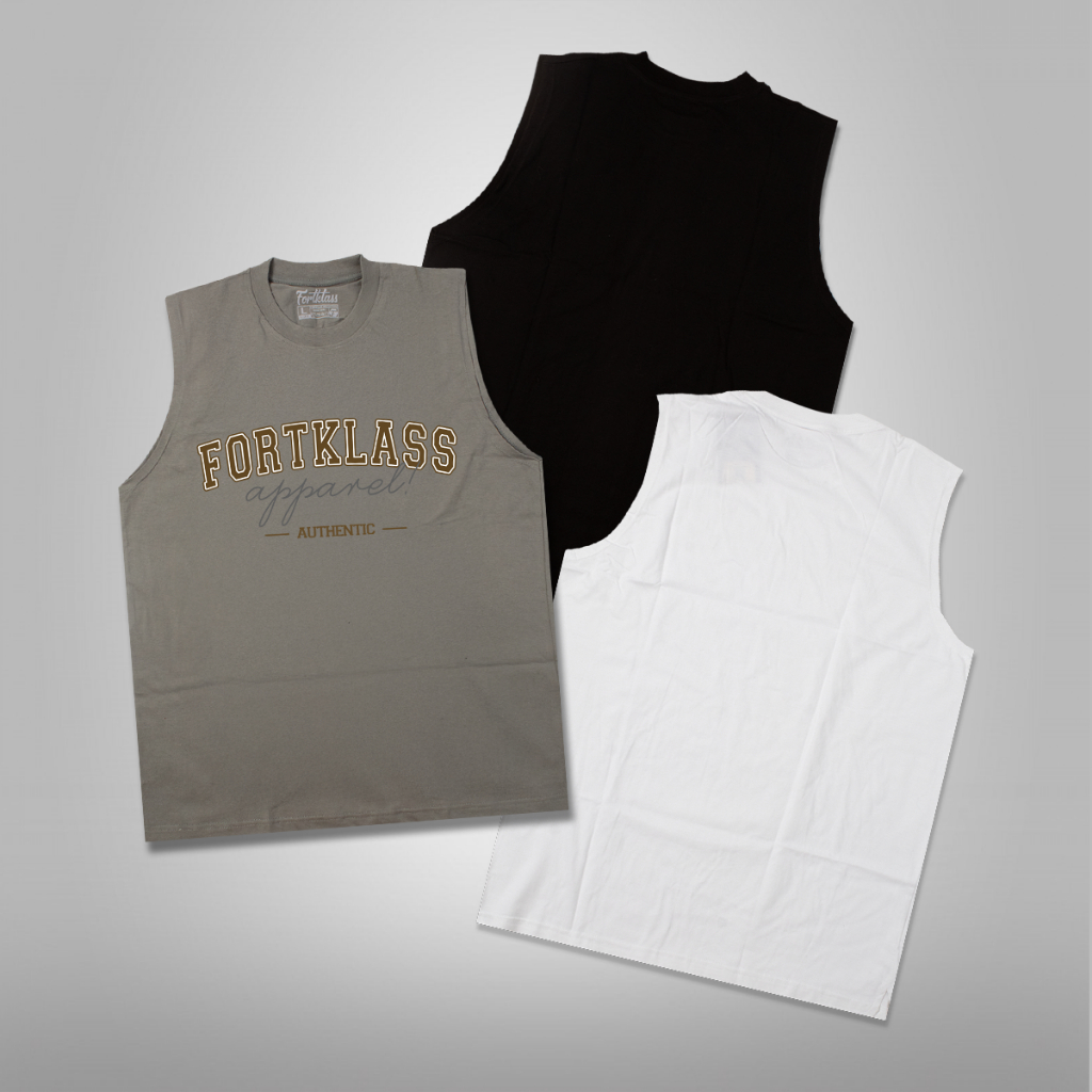 Jual Fortklass T-Shirt Kaos Singlet Oversize FORTKLASS Kaos Tanpa ...