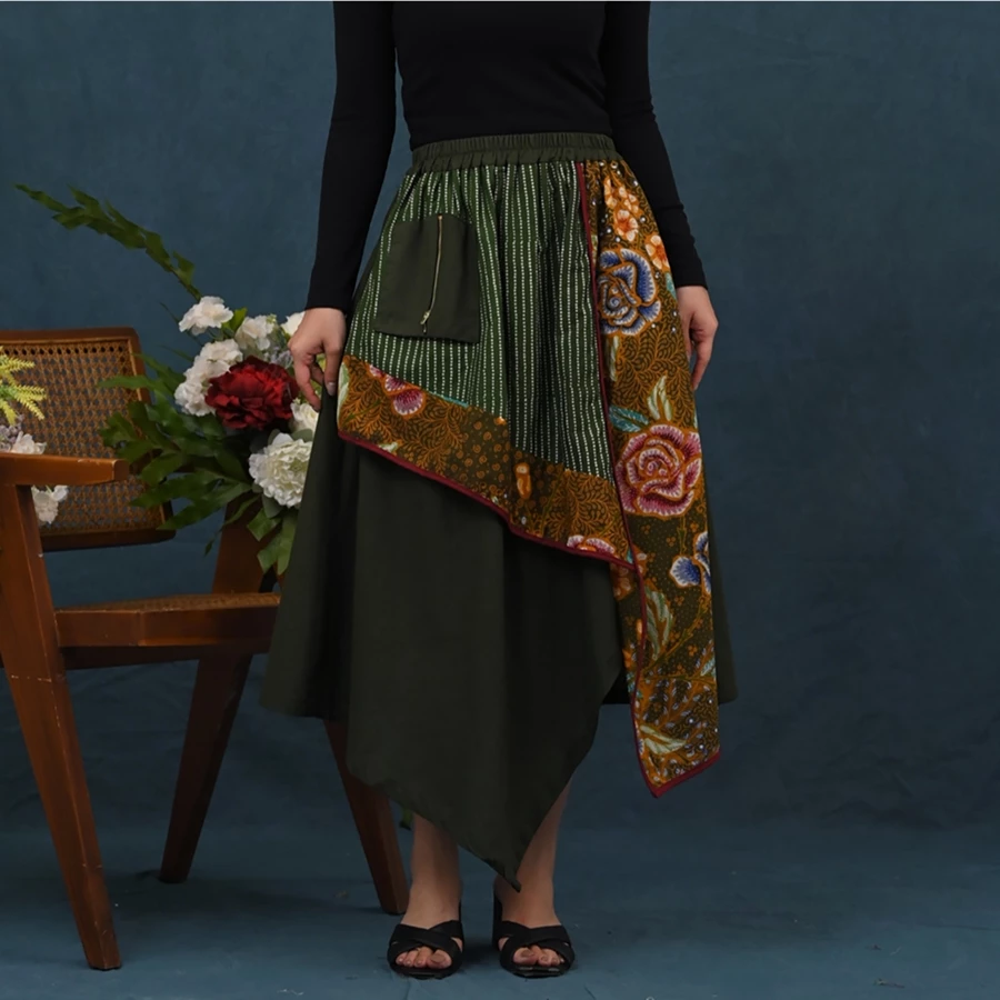 NONA RARA - Vini Skirt Encim Green