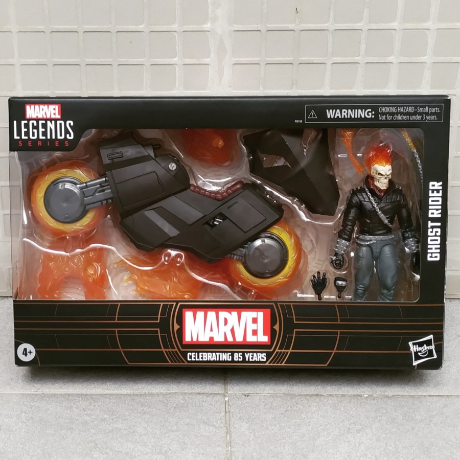 Hasbro Marvel Legends Ghost Rider With Motorcycle Action Figure - Boxed Set - 2018