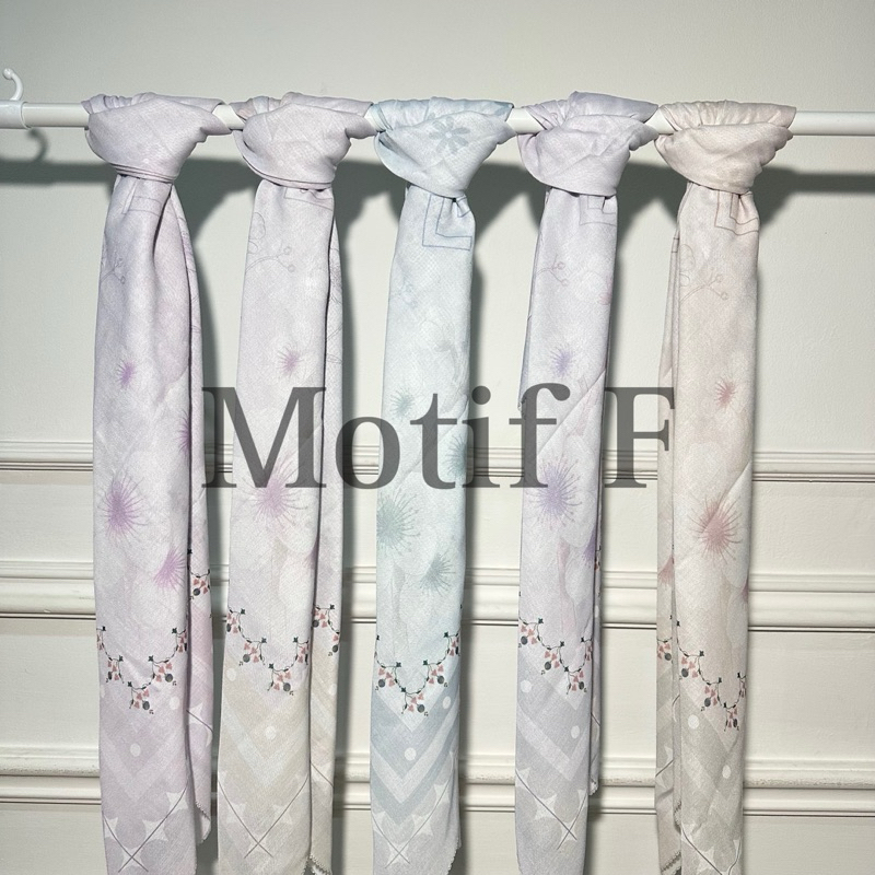 Jual MOTIF F Hijab Voal Premium Motif (Desain Sendiri) - Cuttingan ...
