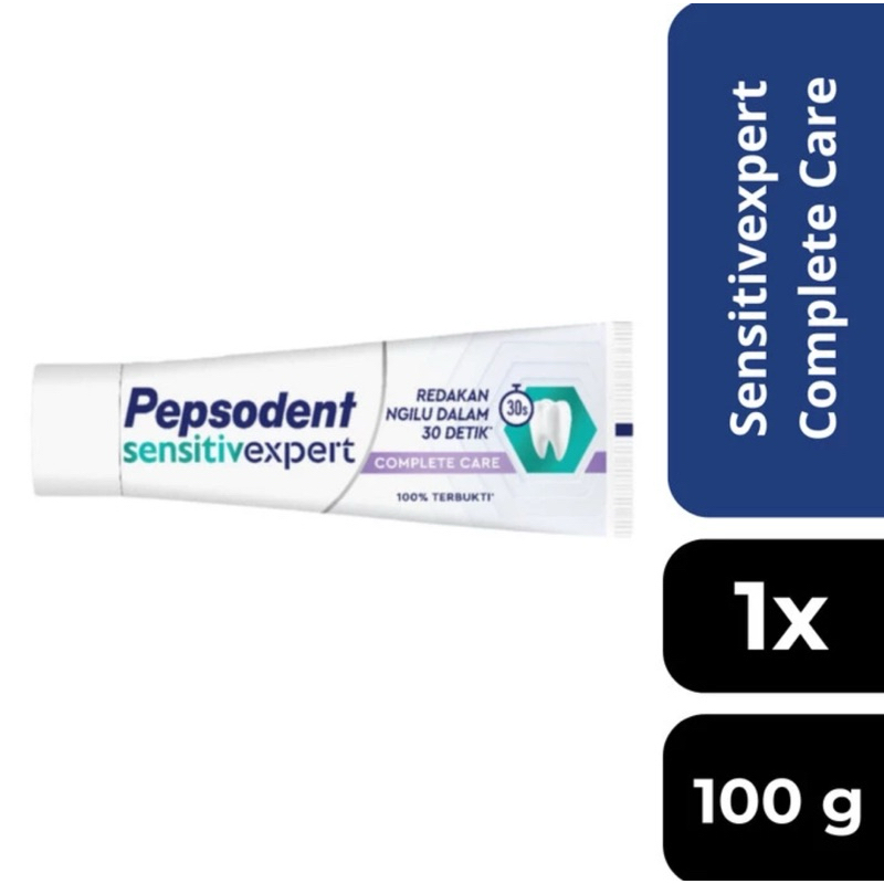 Jual Pepsodent Pasta Gigi Sensitive Expert Complete Care 100g | Shopee ...