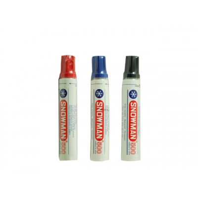 Jual Snowman Permanent Marker Spidol Jumbo J-500 (Chisel Tip) | Shopee ...