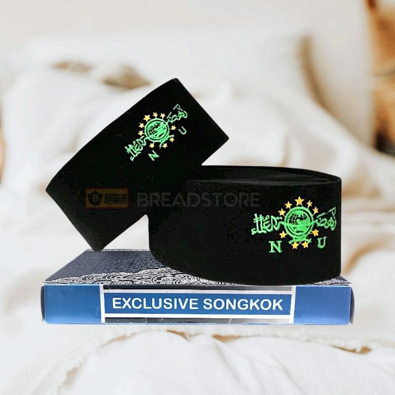 PECI KOPIAH SONGKOK HITAM POLOS MOTIF LOGO NU BORDIR NAHDATUL ULAMA HIJAU TINGGI 9 MURAH BERKUALITAS ORIGINAL - Peci Kopeah Pria Model Terbaru 2025 Perlengkapan Shalat ANAK-ANAK Laki-Laki LAMBANG Bordil NU Hijau Bahan Beludru BISA BAYAR DITEMPAT COD