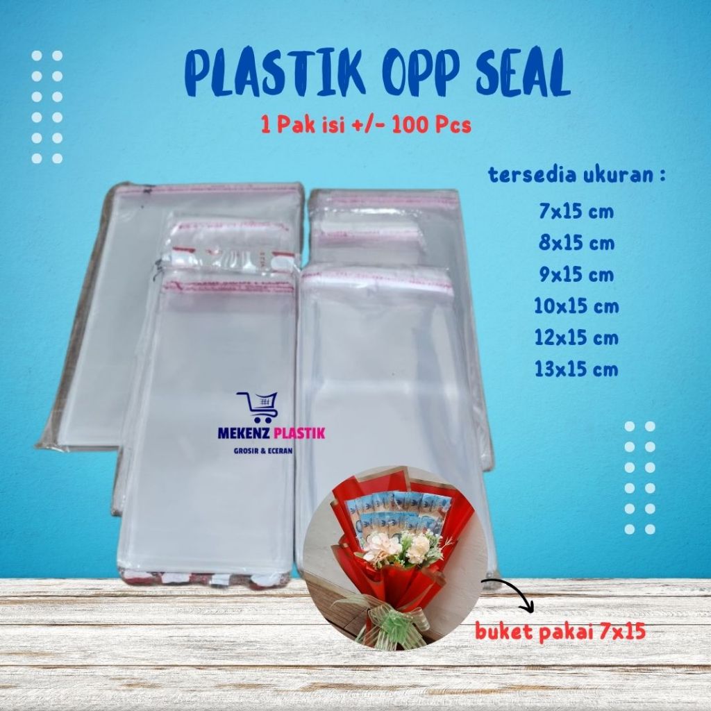 Jual Plastik Opp Seal Buket Uang Roti Bolu Kue Accessories Souvenir ...