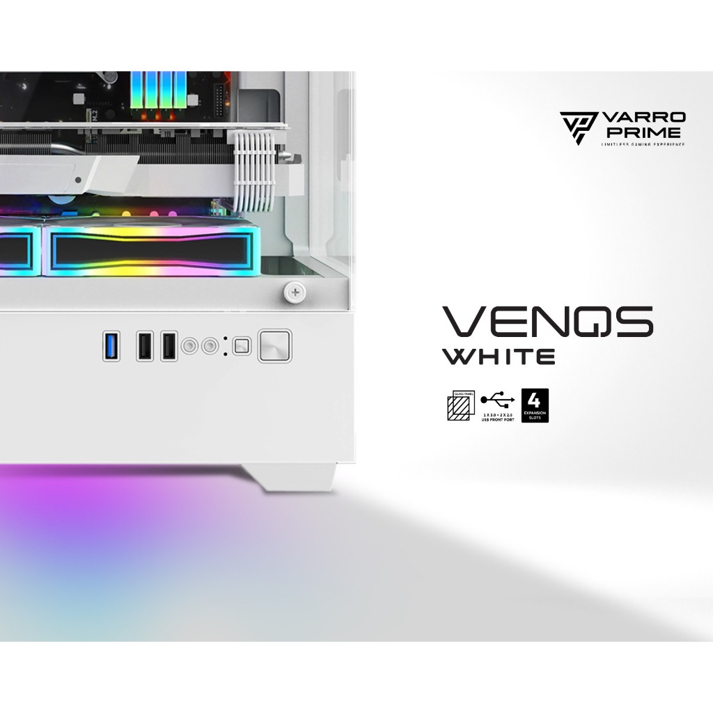 Jual Cassing pc varro prime venos black / white | Shopee Indonesia