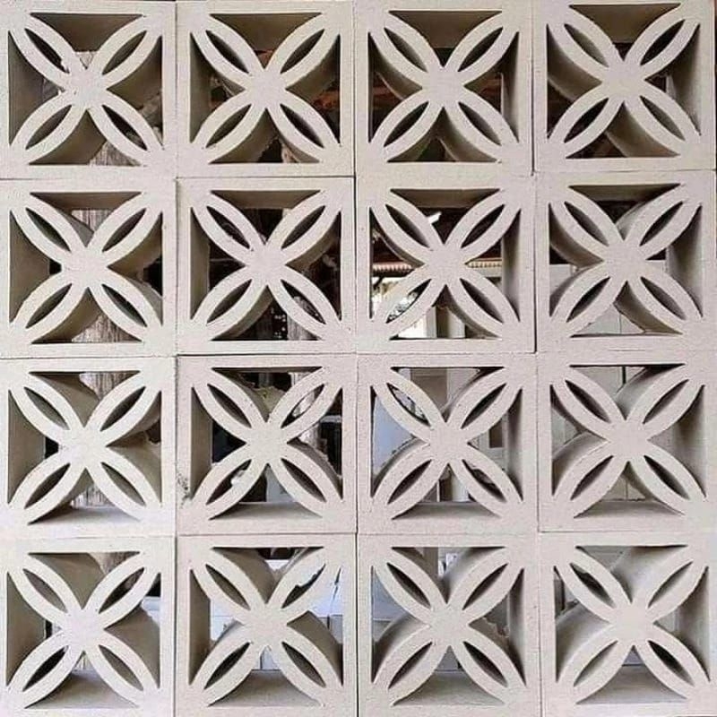 Jual roster beton/roster minimalis/roster lubang angin motif bunga ...