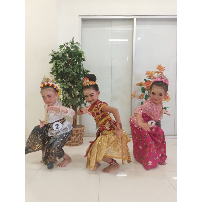 Jual set kostum penari anak baju jaipong kostum tari kreasi | Shopee ...