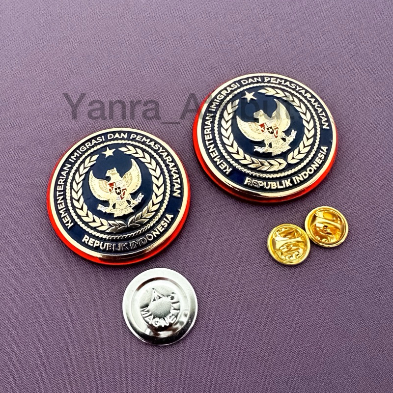 Jual Pin Kemenimipas / Brevet Kemenimipas / Brivet Keminimipas Lapas ...