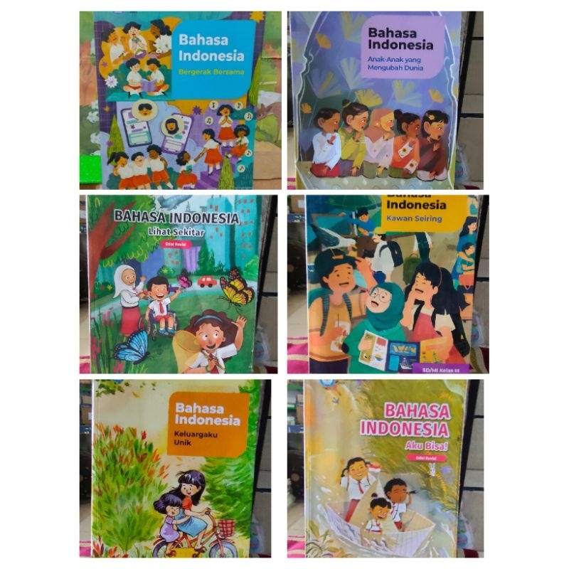 Jual Buku Bahasa Indonesia SD kelas 123456 Kurikulum Merdeka Diknas ...