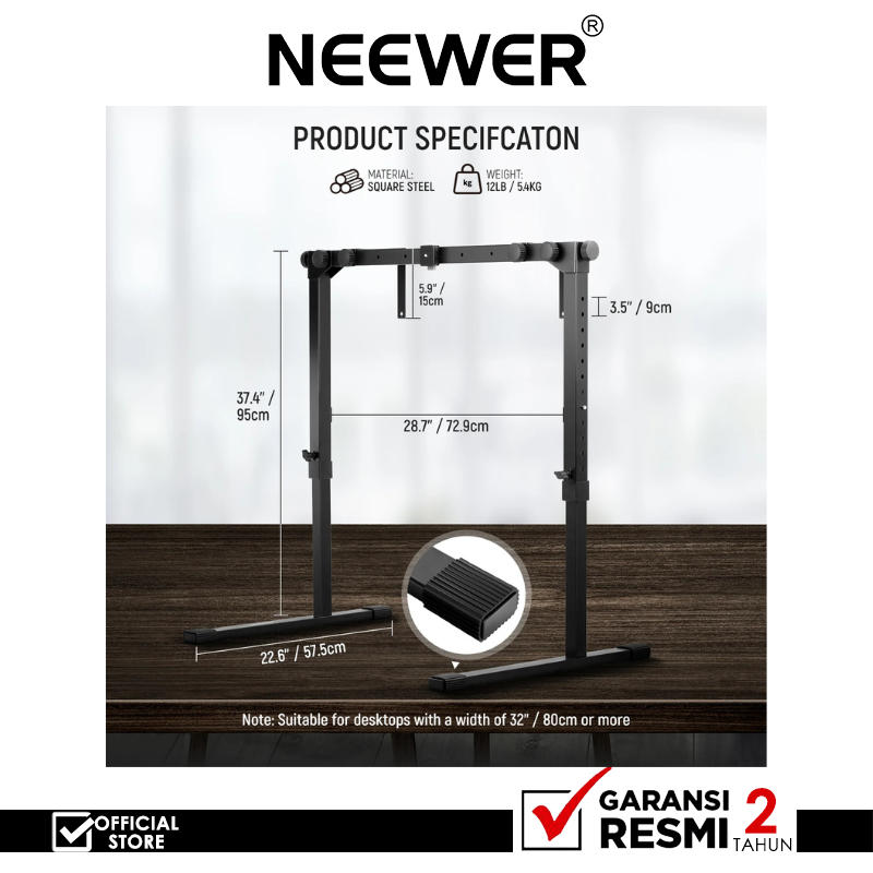 Jual NEEWER ST200 Overhead Table Top Mount Stand | Shopee Indonesia